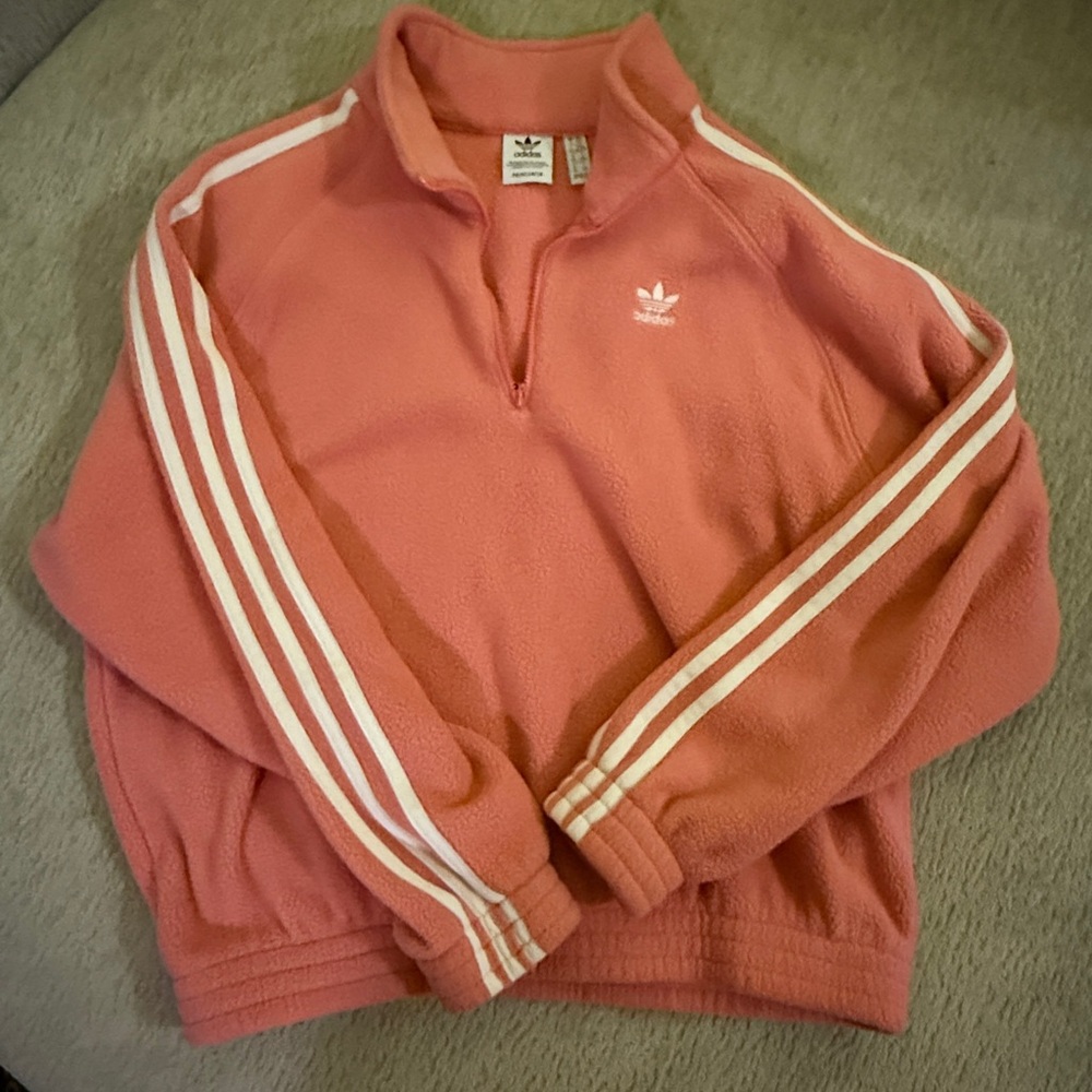 Adidas Women’s Fleece Half-Zip Pullover